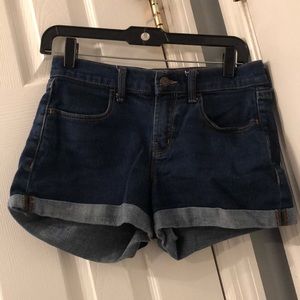 Denim shorts